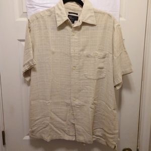 Men's Marc Edwards Washable Linen/Rayon Shirt Size L